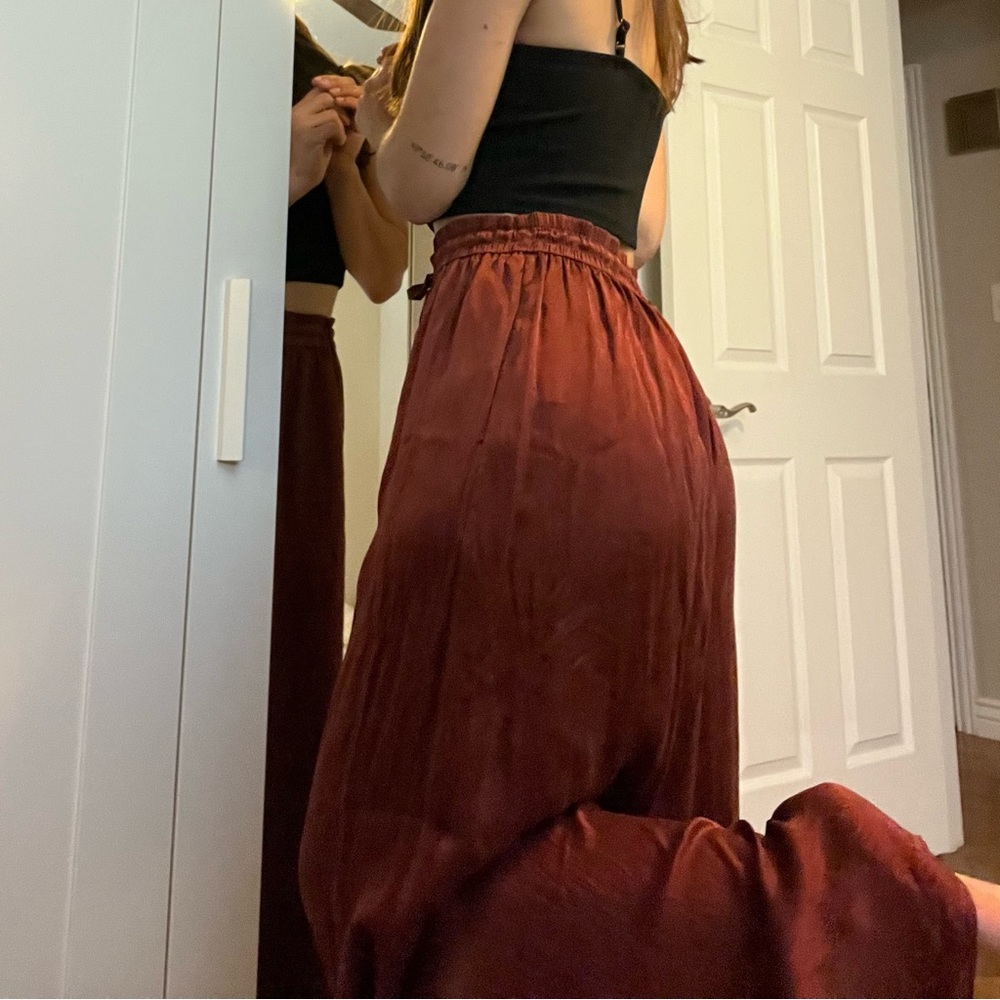 Zimmermann Silk Wide Leg Pants, Sz 2
